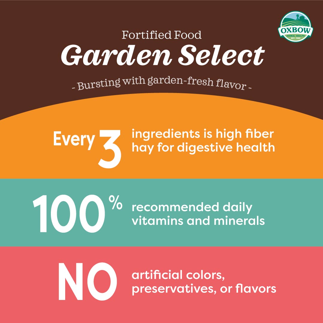 [Up to 25% off] Oxbow Garden Select Chinchilla Food