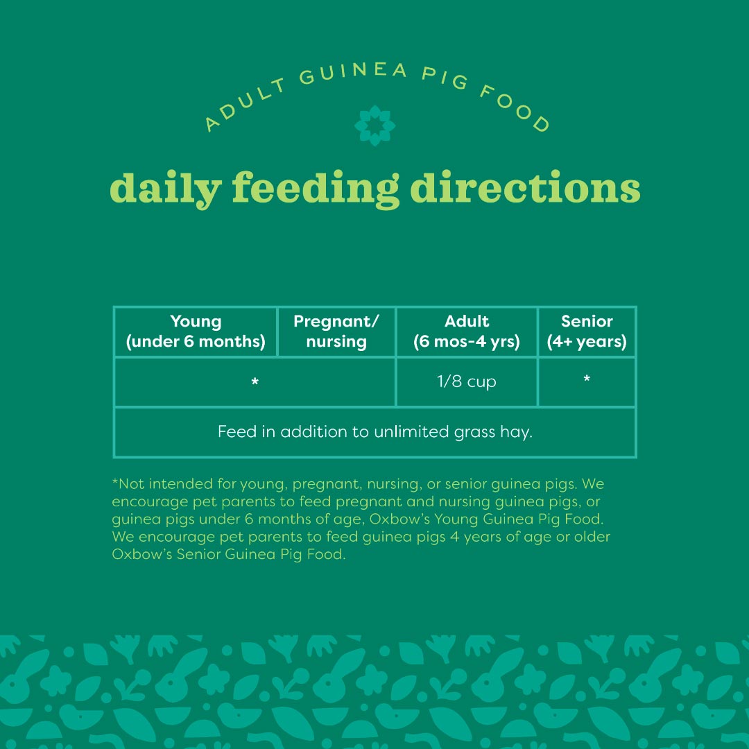 [Up to 25% off] Oxbow Garden Select Adult Guinea Pig Food