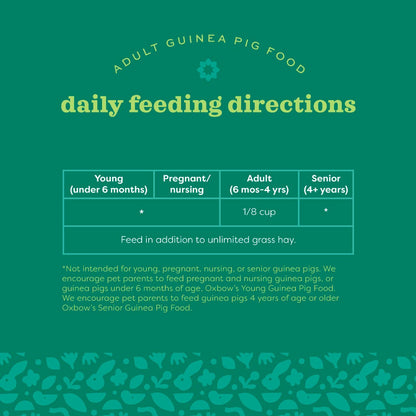 [Up to 25% off] Oxbow Garden Select Adult Guinea Pig Food