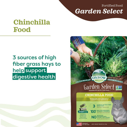 [Up to 25% off] Oxbow Garden Select Chinchilla Food