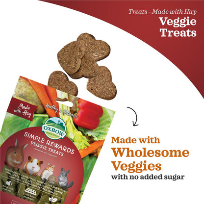 Oxbow Simple Rewards Veggie Treats for Small Pets