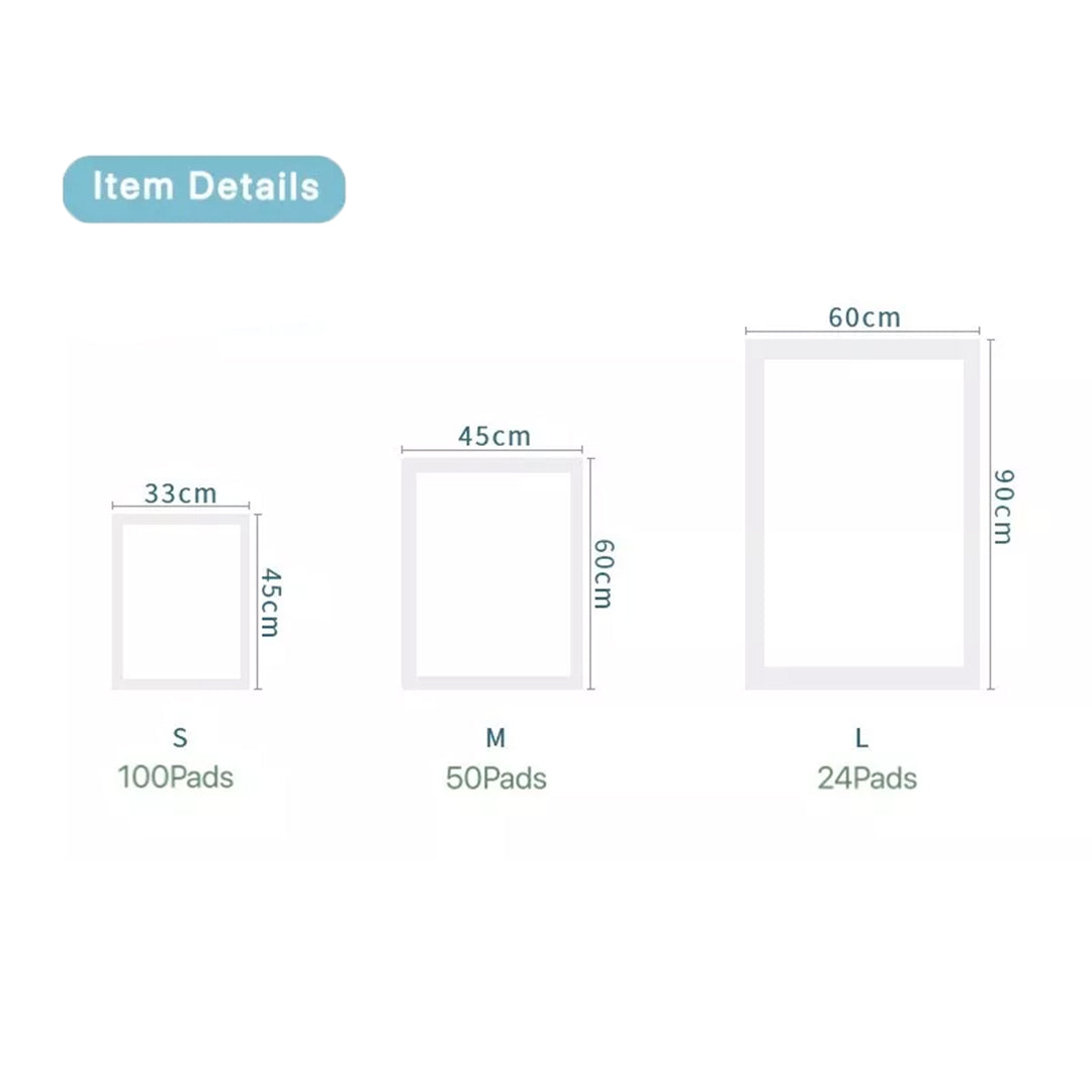 Cocoyo Pee Pads Small 33×45cm (100pcs) – Leak-Proof, Anti-Bacterial & Ultra Absorbent
