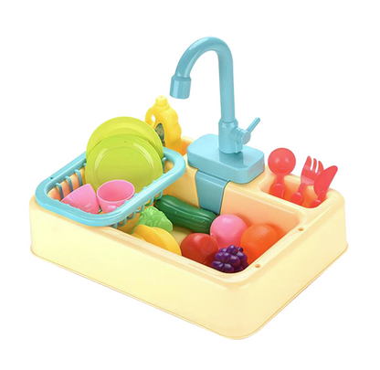 Munchies Interactive Pet Enrichment Play Sink – Water Foraging Toy for Small Pets