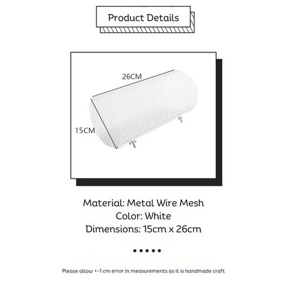 Munchies Wire Mesh Tunnel – Durable Metal Hideout for Rats, Hamsters & Small Pets