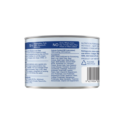 K9 Natural Canned Beef Feast for Dogs – 170g (12 Cans)