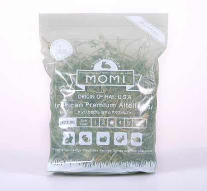Momi Alfalfa Hay | High-Calcium Hay for Young, Pregnant & Nursing Pets